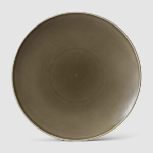 28CM PLATE (EARTH BROWN)