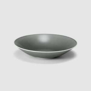 23CM DEEP PLATE (HEATHER GRAY)
