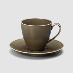 16CM SAUCER (EARTH BROWN)