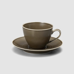 TEA/COFFEE SAUCER (EARTH BROWN)