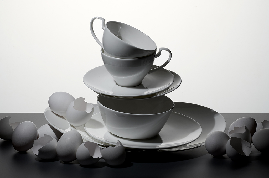 New Production of Bone China Made from Upcycled Eggshells